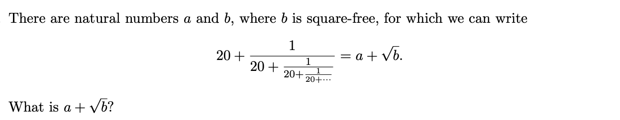 sample problem